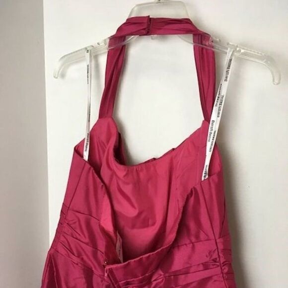 David's Bridal Pink Halter Dress NWT - 14 - Picture 4 of 8